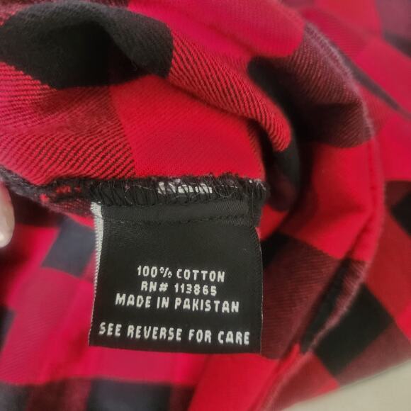 Revolution Gear Shirt By UNIK Men 4XL Flannel Plaid Lumberjack Button-down cabin - Picture 4 of 11